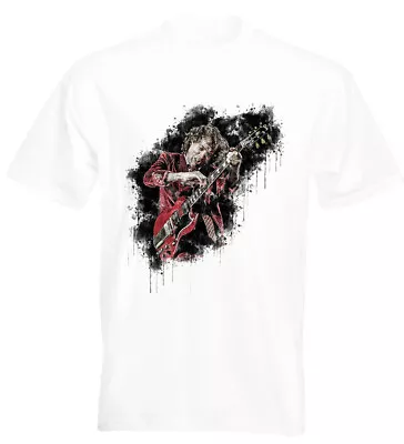 Buy AC/DC Angus Young Abstract T Shirt Bon Scott • 13.95£