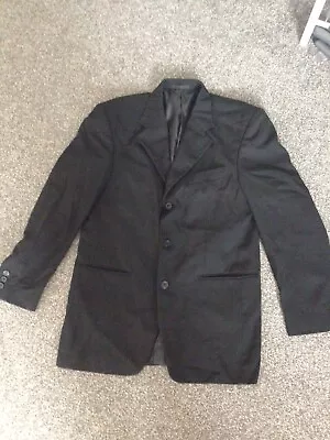 Buy Mens Smart Black Suit Jacket 38r • 4£