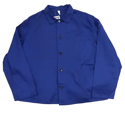 Buy VINTAGE French EU Worker CHORE Work Shirt Jacket Deadstock SZ XL (M5490) • 23.95£