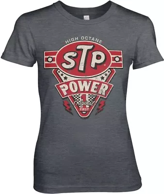 Buy STP Power Girly Tee Damen T-Shirt Dark-Heather • 28.83£