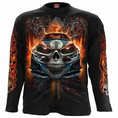 Buy Spiral Speed Freak Flames Longsleeve T-Shirt • Ships In 2-4 Weeks • Gothic • 31.02£