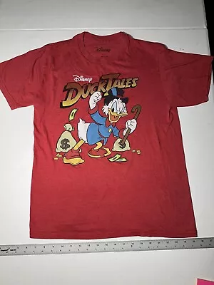 Buy Disney Duck Tales Women's Short Sleeve Graphic T Shirt Red Size Medium 04 • 9.45£