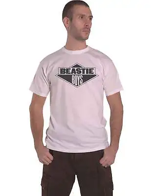 Buy The Beastie Boys T Shirt Black And White Band Logo New Official Mens White • 15.95£