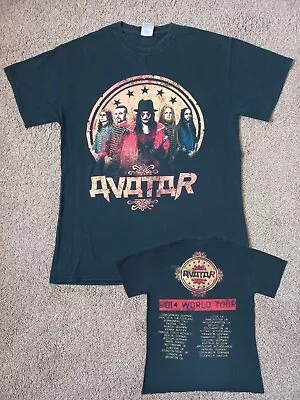 Buy Avatar 2014 Tour T-Shirt - Size M - Heavy Death Metal - Arch Enemy In Flames • 12.99£