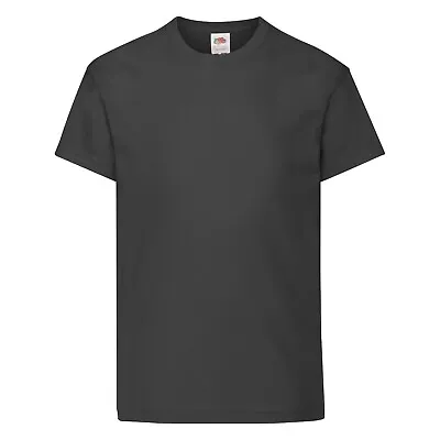 Buy Children's T-Shirt For School Uniform Boys Girls Kids High Quality Tshirt Top • 4.49£