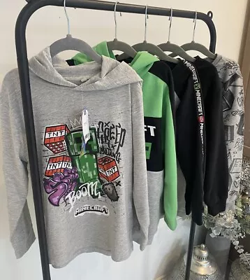 Buy Minecraft Boys Clothes Bundle X5 Items Age 7-9 New & Used ~ T-shirts / Hoodies • 21.99£