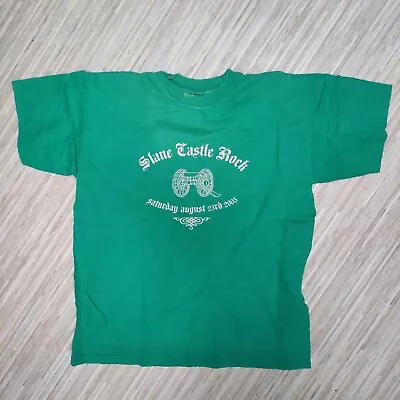 Buy Slane Castle Rock Green Tshirt Red Hot Chili Peppers Aug 23rd 2003 Foo Fighters • 67.99£