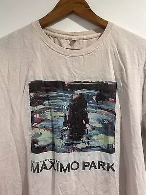 Buy MAXIMO PARK Official Band T-Shirt / Tour Shirt - Nature Always Wins Album • 10£