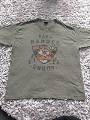 Buy Star Wars Endor Park Ranger T-Shirt Size Extra Large Star Wars Merch • 15£