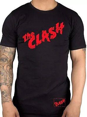 Buy Official The Clash First Album Cover Logo Black T Shirt The Clash Tee • 12.95£