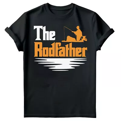 Buy Funny Fishing The Rodfather Men T-Shirt Fishing Gift For Men #V#FD • 9.99£