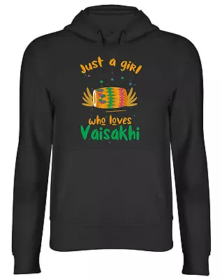 Buy Vaisakhi Hoodie Mens Womens Just A Girl Who Loves Vaisakhi Top Gift • 17.99£