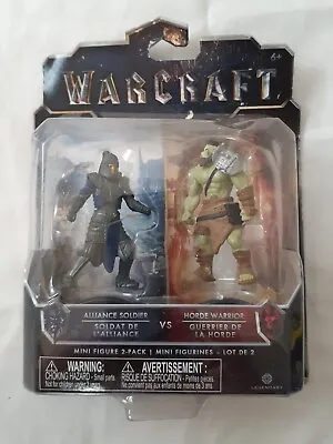 Buy Warcraft Mini Figure 2 Pack: Alliance Soldier Vs Horde Warrior, Jakks Pacific@79 • 4.34£