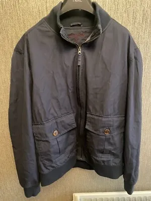 Buy White Stuff Mens Blue Navy Cotton Bomber Style Jacket - XL - Excellent Condition • 4.99£