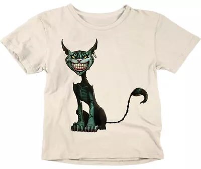 Buy Cheshire Cat Evil Kids Boys Girls Tshirt Childrens T-Shirt • 9.99£