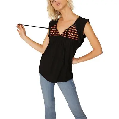 Buy Sanctuary Womens Wild Belle Black Embroidered Boho Tank Top Shirt S  3276 • 3.14£