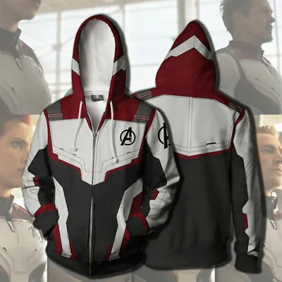 Buy 2019 Avengers Hoodie Cosplay Superhero Advanced Tech Jacket Sweatshirt Costumes • 16.20£
