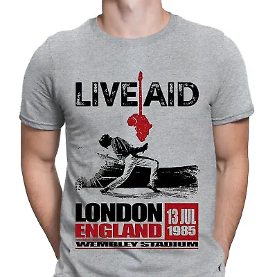 Buy 1985 Music Concert London England Retro Vintage Mens T-Shirts Tee Top #DNE • 9.99£
