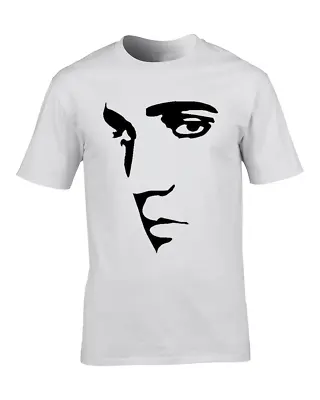 Buy THE KING OF ROCK N' ROLL, ELVIS POTRAIT SILHOUETTE Men's T-Shirt • 14.95£