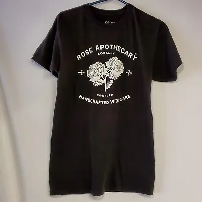 Buy SCHITTS CREEK Shirt Adult Small Rose Apothecary Short Sleeve Black  • 14.24£