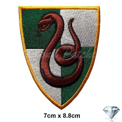 Buy Slytherin Embroidery Patch Iron Sew On Movie Comic Fashion Badge Harry Potter • 2.49£