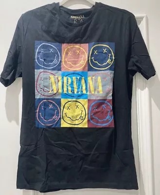 Buy Nirvana T Shirt Grunge Rock Band Merch Tee Size Medium Kurt Cobain Dave Grohl • 13.30£