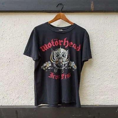Buy Motorhead Iron Fist Tour Band T-Shirt Women's Large In Black Gildan Softstyle • 22.43£