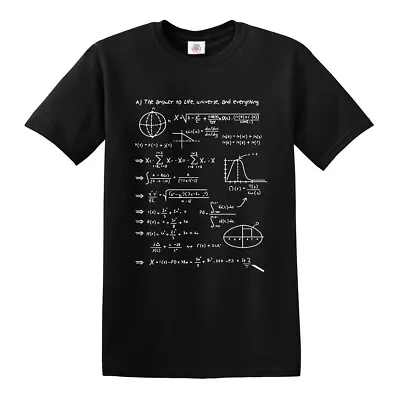 Buy The Answer To Life Universe And Everything T-Shirt Funny Gift Fathers Day Tshirt • 9.95£