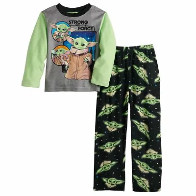 Buy Kids Baby Yoda Mandalorian Pajamas Pants Shirt Star Wars Boy Girl 4 6 7 8 10 12 • 11.10£
