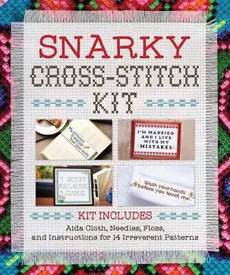 Buy Snarky Cross-Stitch Kit By Publications International Ltd (English) Book & Merch • 20.49£