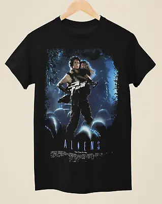 Buy Aliens - Movie Poster Inspired Unisex Black T-Shirt • 14.99£