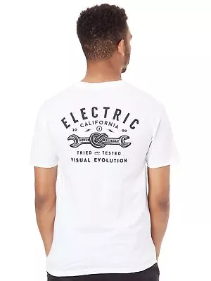 Buy Electric White Wrenched T-Shirt - L • 9.89£