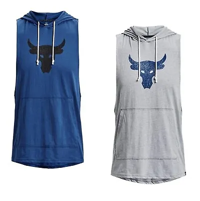 Buy Under Armour Mens Project Rock Sleeveless Hoodie - Unleash Your Power • 44.39£