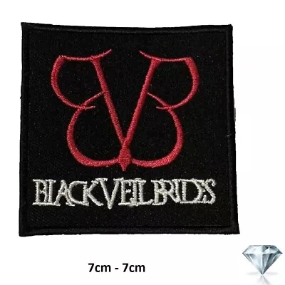 Buy Black Veil Embroidery Patch Iron Sew On Movie Comic Fashion Badge • 2.49£