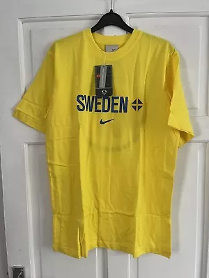 Buy Sweden Vintage Nike Total 90 Zlatan Ibrahimovic T Shirt Soccer Medium BNWT • 42£