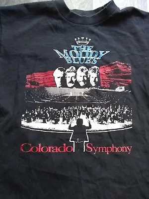 Buy Moody Blues Vintage T-shirt Colorado Symphony,1992 • 118.12£