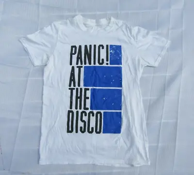Buy Unisex Panic At The Disco White Band T-shirt - Small Fitting  • 15.99£