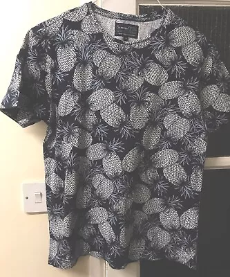Buy Criminal  Mens T Shirt  Pineapples Jersey  Size Medium  Navy Blue Mix • 7.90£