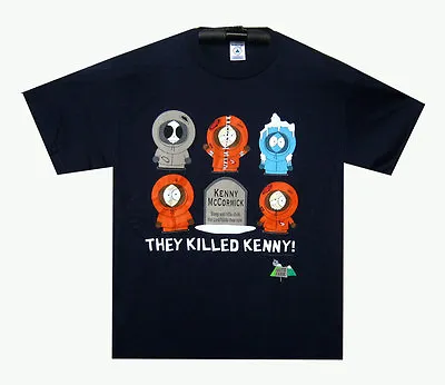 Buy South Park Kenny Dark Blue T-Shirt Size XL Vintage • 28.78£