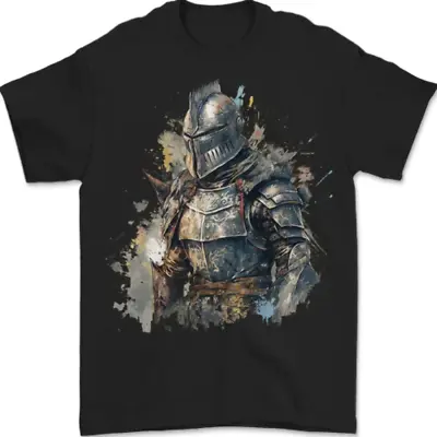 Buy A Fantasy Medieval Knight In Armour Mens T-Shirt 100% Cotton • 9.99£