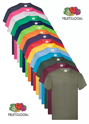 Buy Fruit Of The Loom Lightweight Cotton Summer Budget Tee Shirt T-Shirt S-5XL • 4.45£