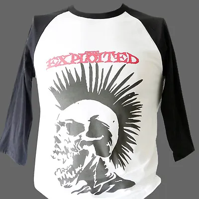 Buy The Exploited Punk Rock Hardcore Long Sleeve Baseball T-shirt Unisex S-3XL • 17.99£