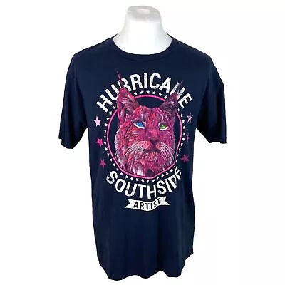 Buy Hurricane Festival Large Black T Shirt Arctic Monkeys Prodigy Arcade Fire • 25£