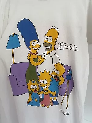 Buy Vintage Screen Stars Double Sides Simpsons Graphic Tshirt • 50£