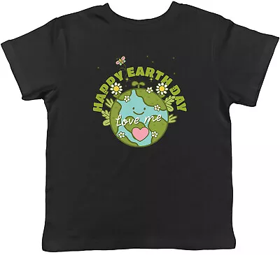 Buy Happy Earth Day Kids T-Shirt Love Me Love Green Earth Childrens Boys Girls Gift • 5.99£