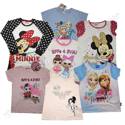Buy Kids Girls Children Character Pyjama Top Tshirts Nightwear World Book Day • 2.99£