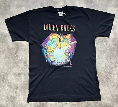 Buy Vintage Queen T Shirt Promo Tour 1997 Queen Rocks Freddie Mercury 90s T Shirt • 33£