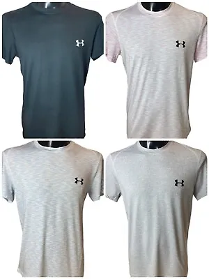 Buy Under Armour Mens T-Shirt Short Sleeve UA Gym Fitness HeatGear Crew Running *3 • 14.50£