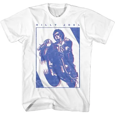 Buy Billy Joel Cruising On Motorcycle Men's T Shirt Rock Music Concert Tour Merch • 41.26£