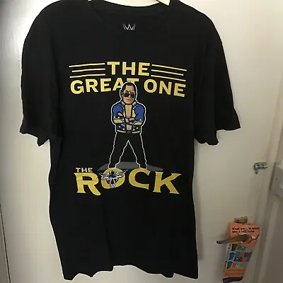 Buy WWE -The Rock T-shirt, Men’s XL. • 20.99£
